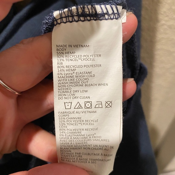 Prana Cozy Up Terry Dress - Nautical Heather - Picture 6 of 6